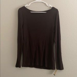 Brown long sleeve